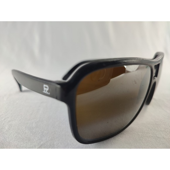Vuarnet Accessories - Rare VTG Vuarnet France Nylon Black Square Sunglasses Double Gradient Amber Lens